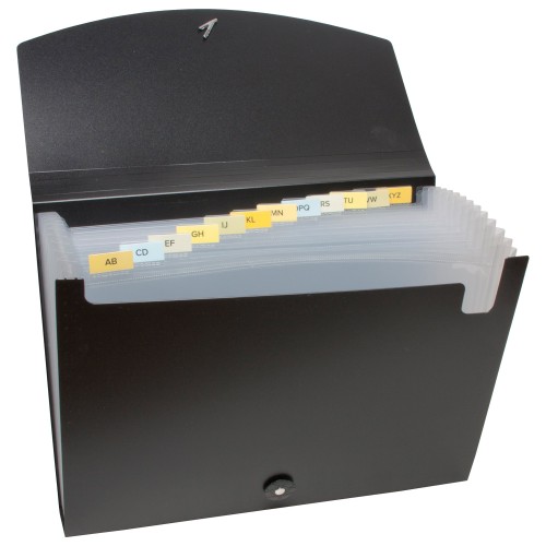 A4 50% Recycled 13 Pocket Expanding File - Single A4 50% Recycled 13 Pocket Expanding File - Single