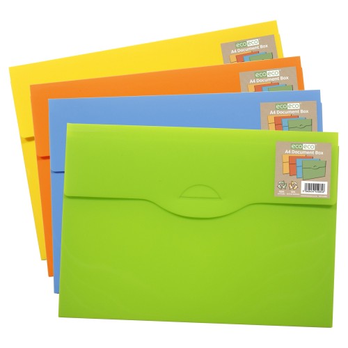 A4 50% Recycled Document Box File - Single A4 50% Recycled Document Box File - Single