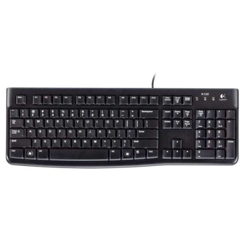 Logitech K120 Corded keyboard USB QWERTY English Black 920-002501 Logitech K120 Corded keyboard USB QWERTY English Black 920-002501