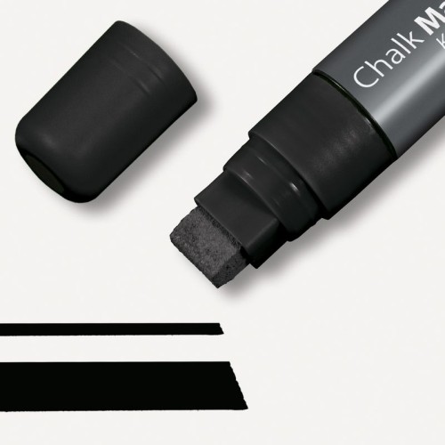 Chalk Marker, Black Chisel Tip 5-15mm (1) - GL170 Chalk Marker, Black Chisel Tip 5-15mm (1) - GL170