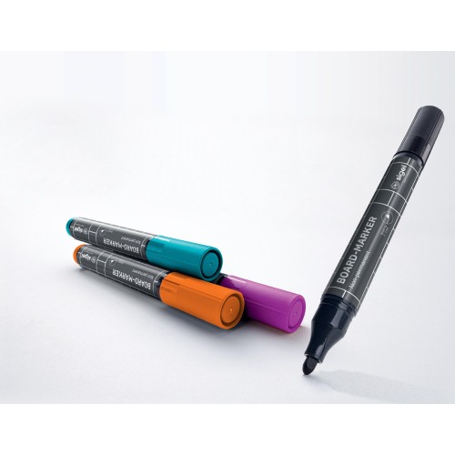 Board Marker - Black,Turquoise,Magenta,Orange, Non-permanent (4) - BA011 Board Marker - Black,Turquoise,Magenta,Orange, Non-permanent (4) - BA011