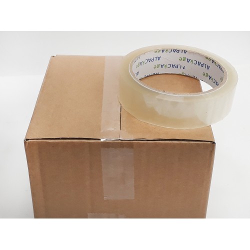 Clear Packaging BOPP Tape 25mm x 66m 45 micron Box of 72 Rolls Clear Packaging BOPP Tape 25mm x 66m 45 micron Box of 72 Rolls