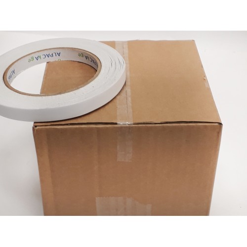 Double sided Tape 15mm x 5m 80micron Box of 240 Rolls Double sided Tape 15mm x 5m 80micron Box of 240 Rolls