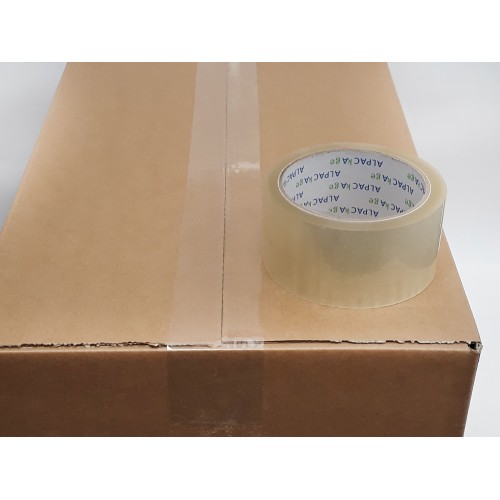 Box 36 Clear Low Noise Tape 48mm x 66m 40 micron Box of 36 Rolls Box 36 Clear Low Noise Tape 48mm x 66m 40 micron Box of 36 Rolls