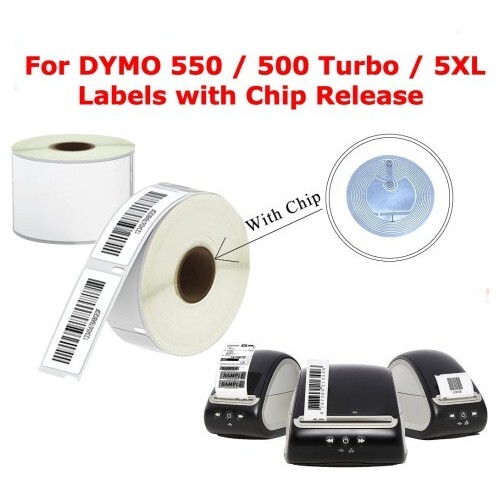 Compatible 99014 S0722430 220x101x54mm Label Roll WITH CHIP To Fit Dymo 550, 550 Turbo and 5XL