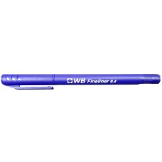 Fineliner Pen 0.4mm Blue (10)