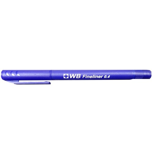 Fineliner Pen 0.4mm Blue (10) Fineliner Pen 0.4mm Blue (10)