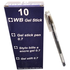 Gel Pen Black (10)