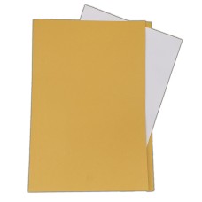 Square Cut Folder Pack of 100 - Yellow