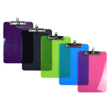 Exacompta Iderama PP Clipboards A4 Pack of 10 Assorted