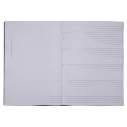 RHINO 13 x 9 Oversized Exercise Book 80 Page, Purple, F8M (Pack of 50)