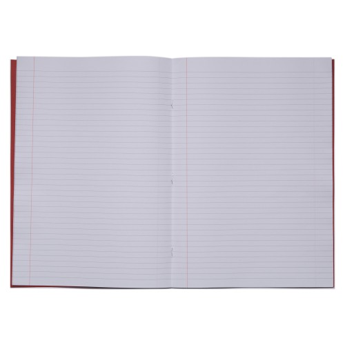 RHINO 13 x 9 Oversized Exercise Book 80 Page, Red, F8M (Pack of 10)
