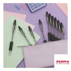 Z-Grip Retractable Ballpoint Pen Black Ink Box 12