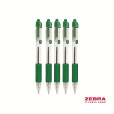 Z-Grip Smooth Retractable Ballpoint Pen Green Ink Box of 50