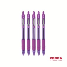 Z-Grip Smooth Retractable Ballpoint Pen Violet Ink Box of 50