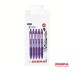 Z-Grip Smooth Retractable Ballpoint Pen Violet Ink Box of 50