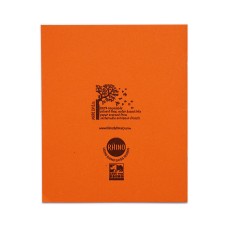 RHINO 8 x 6.5 Exercise Book 48 Page, Orange, S7 (Pack of 10)