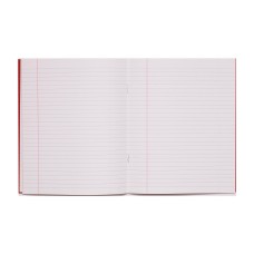 RHINO 8 x 6.5 Exercise Book 48 Page, Red, F6M (Pack of 10)