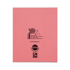 RHINO 8 x 6.5 Exercise Book 48 Page, Pink, B (Pack of 10)