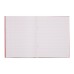 RHINO 9 x 7 Exercise Book 48 Page, Red, F8M (Pack of 10)