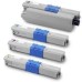 5 Pack - Compatible 44469803/704/705/706 BCMY Multipack + Extra Black for Oki Printers