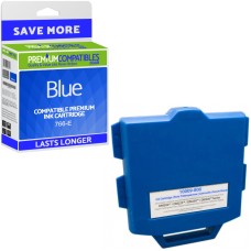 Compatible 766-B Blue Franking Machine Ink Cartridge for Pitney Bowes Printers