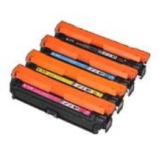 4 Pack - Compatible 650A Multipack CE270A/CE271A /CE272A/CE273A BCMY Toner for HP Printers