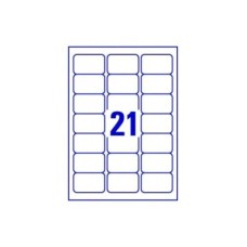 Compatible L7160-100 A4 Sheets 21 Labels per Sheet 63.5mm x 38mm