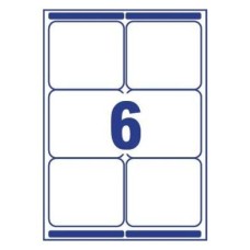 Compatible L7166-100 A4 Sheets 6 Labels per Sheet 99.1mm x 93.1mm