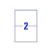 Compatible L7168-100 A4 Sheets 2 Labels per Sheet 199.6mm x 143.5mm