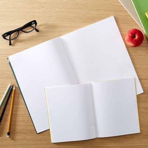 RHINO A4 Exercise Book 64 Page, Buff, B (Pack of 10)