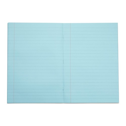 RHINO A4 Special Exercise Book 48 Page, Light Blue with Tinted Blue Paper, F12M (Pack of 10)