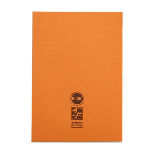 RHINO A4 Exercise Book 64 Page, Purple, F8M (Pack of 10)
