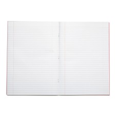 RHINO A4 Exercise Book 64 Page, Red, F8M (Pack of 10)