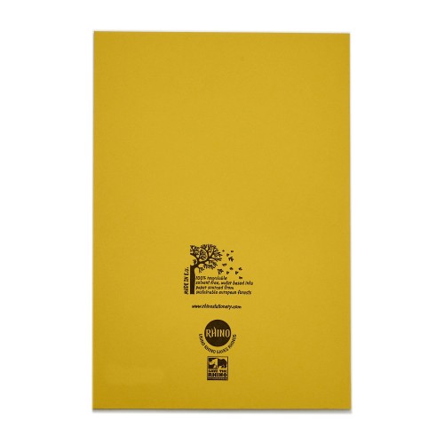 RHINO A4 Exercise Book 64 Page, Red, F15/B (Pack of 10)