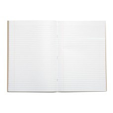 RHINO A4 Exercise Book 64 Page, Buff, F8M (Pack of 10)