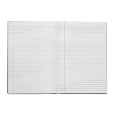 RHINO A4 Exercise Book 80 Page, Purple, F8M (Pack of 10)