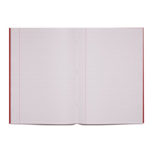 RHINO A4 Exercise Book 80 Page, Red, F6M (Pack of 10)