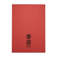 RHINO A4 Exercise Book 96 Page, Red, F8M (Pack of 10)