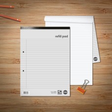 Rhino Everyday Feint Ruled Margin Head Bound Refill Pad 160 Pages A4 Pack of 10