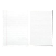 RHINO A4 Polypropylene Toughback Science Book 64 Page, F8M and 2:10:20 Graph Ruling (Pack of 6)