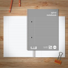 Rhino Everyday Ruled Margin Spiral Soft Cover Notebook 160 Pages A5 Pack of 5