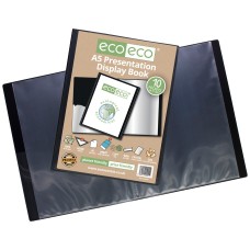 A5 50% Recycled 10 Pocket Presentation Display Book - Single