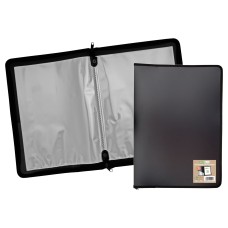 A3 50% Recycled 30 Pocket Zipped Display Book - Single