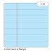 RHINO A4 Special Exercise Book 48 Page, Light Blue with Tinted Blue Paper, F12M (Pack of 10)