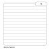 RHINO 200 x 120 Exercise Book 80 Page, Light Blue, F6 (Pack of 100)