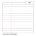 RHINO 8 x 6.5 Exercise Book 48 Page, Red, F6M (Pack of 100)