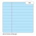 RHINO A4 Special Exercise Book 48 Page, Light Blue with Tinted Blue Paper, F8M (Pack of 10)