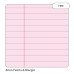 RHINO A4 Special Exercise Book 48 Page, Red with Tinted Pink Paper, F8M (Pack of 10)