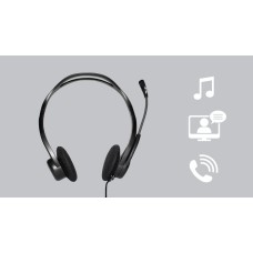 Logitech 960 Headset Wired Head-band Calls/Music USB Type-A Black 981-000100